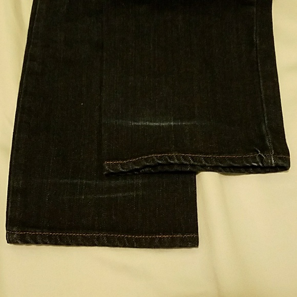 Uniqlo Dark Blue Denim Straight Leg Jean - 30" x 32" - Picture 3 of 4